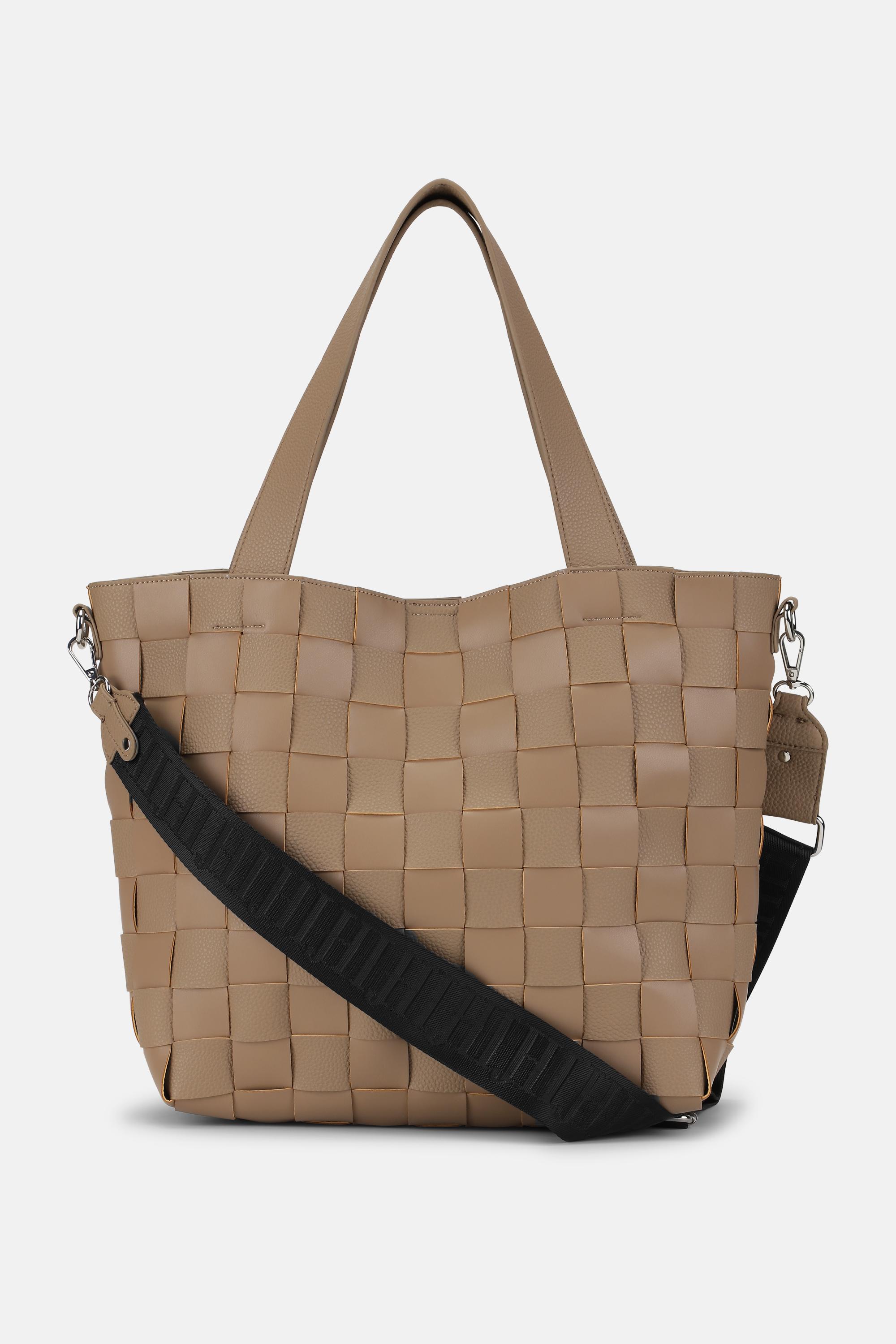 Crossbody Shopper Veske - Greige